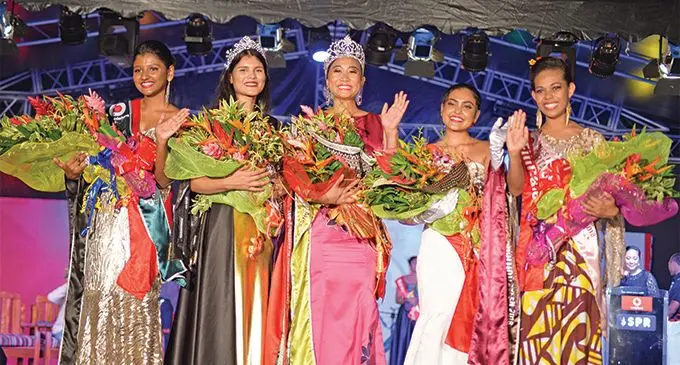 The 2018 Vodafone Hibiscus Queen Contestant winners.