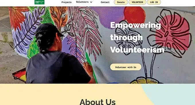 The Selfless Fiji volunteering platform.