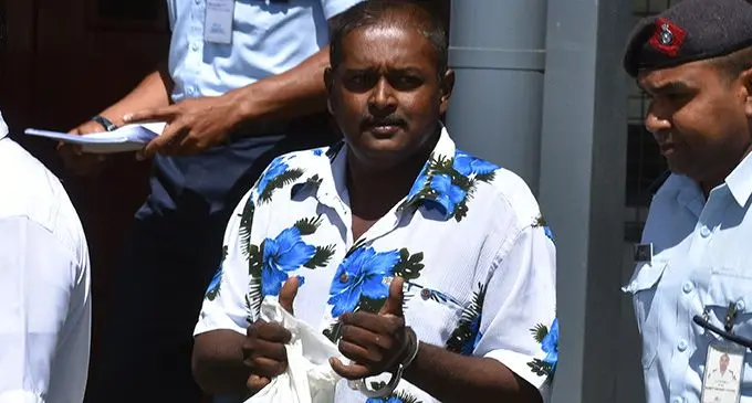 Yogesh Rohit Lal outside the Magistrates Court in Labasa. Photo: Shalveen Chand