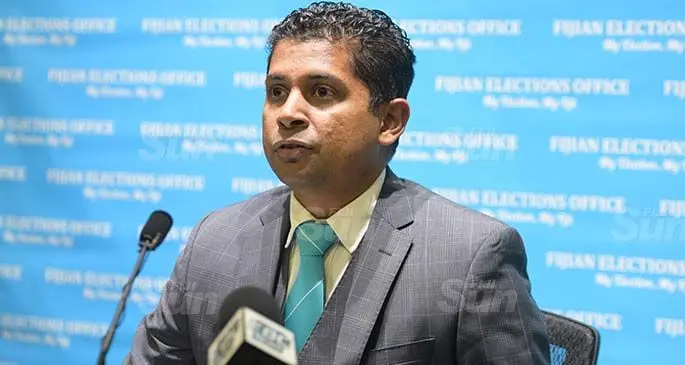 Registrar of Political Parties and Supervisor of Election Mohammed Saneem on May 26, 2020. Photo: Ronald Kumar.