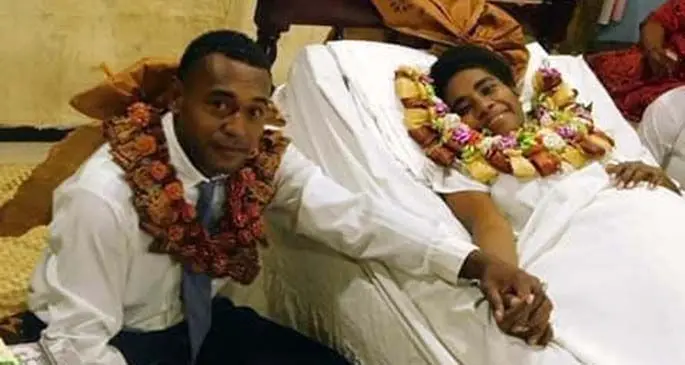 True love exists as the humble Eroni Latianara weds his sweetheart Luisa Dalituicama Latianara at their home in Nasekula on May 22, 2020.
