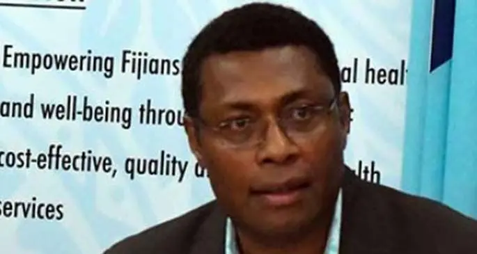 Chief Medical Adviser of the Ministry of Health and Medical Services, Dr Jemesa Tudravu