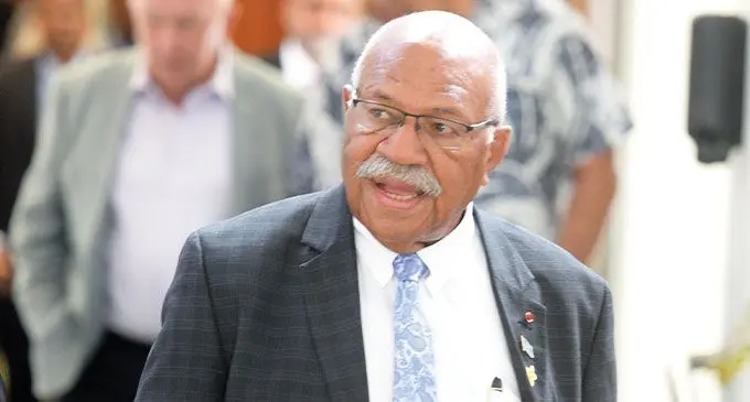 Prime Minister Sitiveni Rabuka has downplayed the possibility of a snap election. Today he is in New Zealand to badge his grandson. He returns tomorrow. Photo: Ronald Kumar 