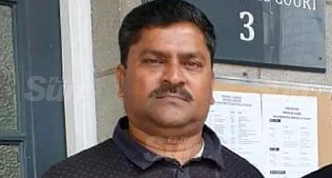 Nilson Nilesh Narayan outside the Magistrates Court in Suva.