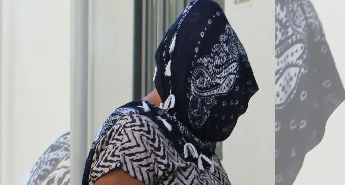 Mereseini Ledua outside court. Photo: Simione Haravanua