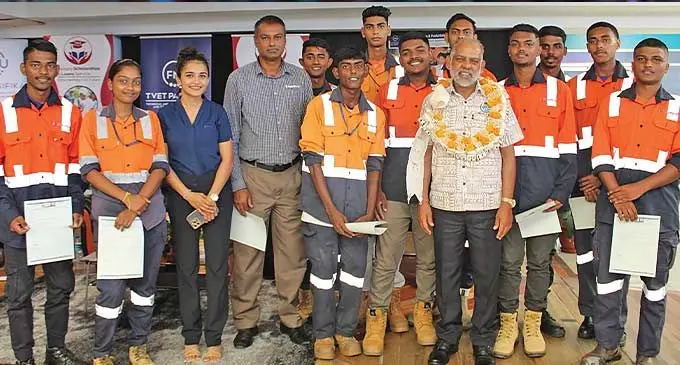 Recipients of the revived apprenticeship scheme. Photo: Tertiary Scholarship and Loans Service