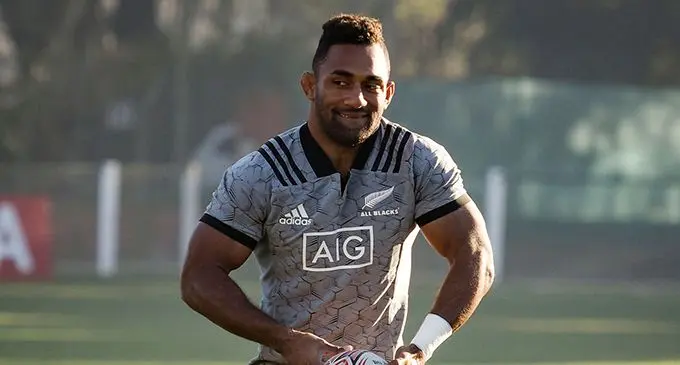 Former Queen Victoria School scholar and now All Blacks winger Sevu Reece.