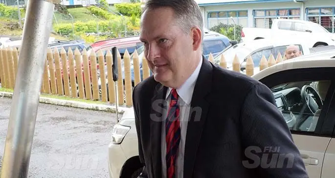 conEmbassy of the United States of America Chargé d’Affaires to Fiji Tony Greubel in Suva on March 31, 2021. Photo: Ronald Kumar