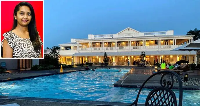 Grand Pacific Hotel in Suva. Inset: Sheenal Narayan.