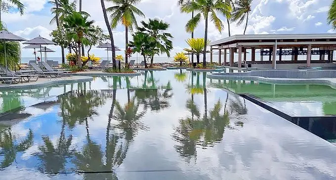 A sneak-peek of the new and improved Sheraton Fiji which is set to reopen on March 16, 2022. Photo: Twitter