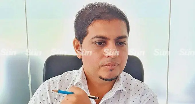Promex-Consulting-PTE-Limited-director-Lawrence-Kumar-at-his-officePhoto: Waisea Nasokia
