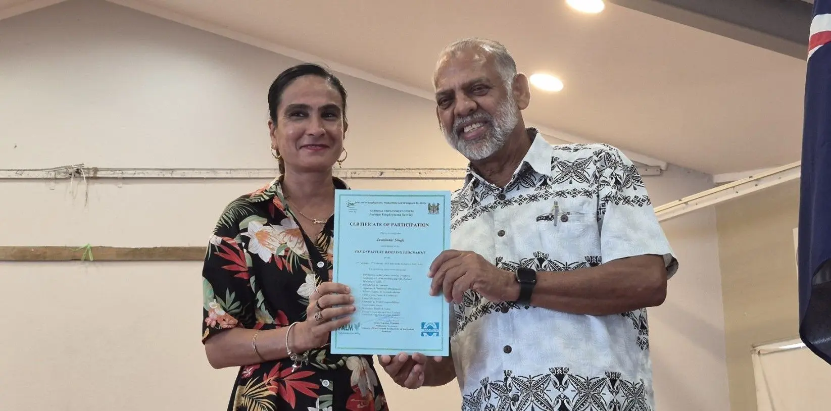 After four years, widow gets her chance