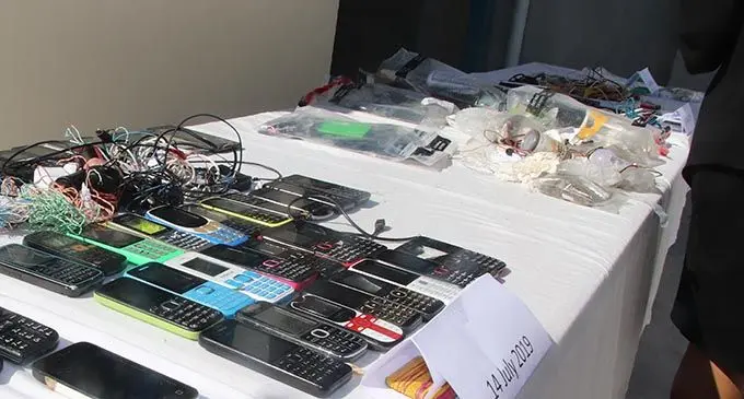 Contraband items that had been attempted to be smuggled into Fiji Corrections Centres.