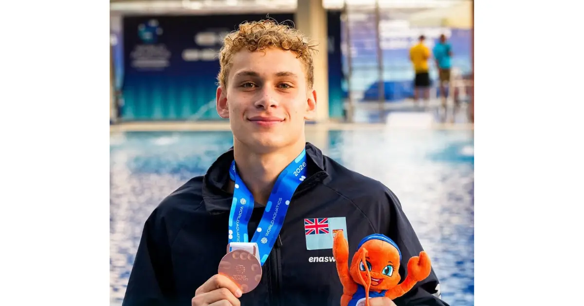 Maori Pomeroy-Farrell  (pictured) claimed bronze at the World Junior Diving Championships
