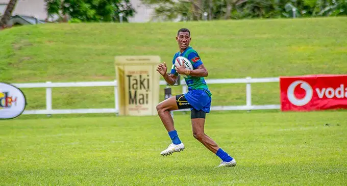 Ratu Filise’s Wame Ratuva during their Fiji Rugby Union Super Sevens Series match against  in Sigatoka’s Lawaqa Park on the 22rd January 2021. Photo- Leon Lord