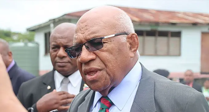 Prime Minister Sitiveni Rabuka.