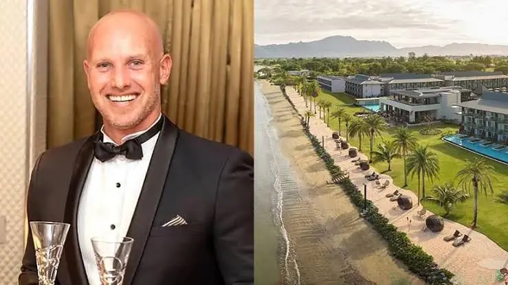Mr Rigby, 41, died in December 2024. He was originally from the Gold Coast in Australia. Police said his body was found in a bathroom at the hotel where he worked, with wounds to his chest.