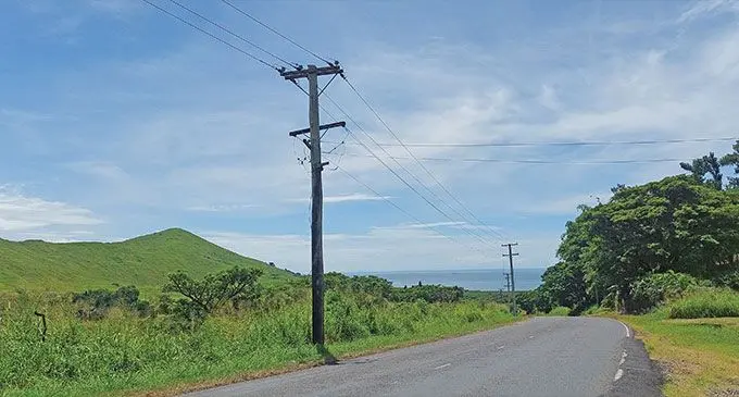 The Teidamu Road stretch where the accident occurred on April 17, 2024. Photo: Salote Qalubau