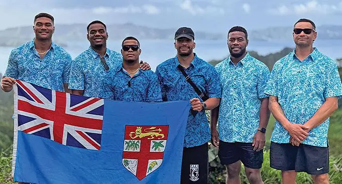 Fiji Bati players from left: Kylan Mafoa, Kitione Kautoga, Peni Tagituimua, Semi Valemei and John Sutton at Delailabasa on October 10, 2024.