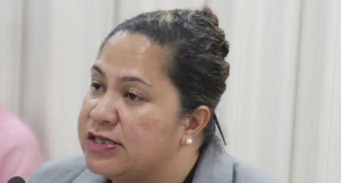 Fiji Law Society President Laurel Vaurasi during  Fiji Law Society's registration of Sex offenders Bill on April 6,2018.Photo:Simione Haravanua.