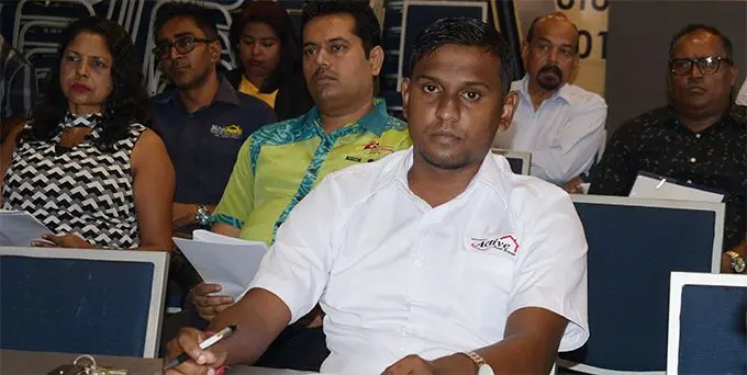 Participants at the real estate meeting in Suva.