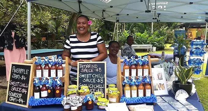 Pictures from the last market day that was held in July this year and this Sunday's Vaga Market Day will be an opportune time for vendors to build healthy entrepreneurial and community relations. Photo: Supplied. 