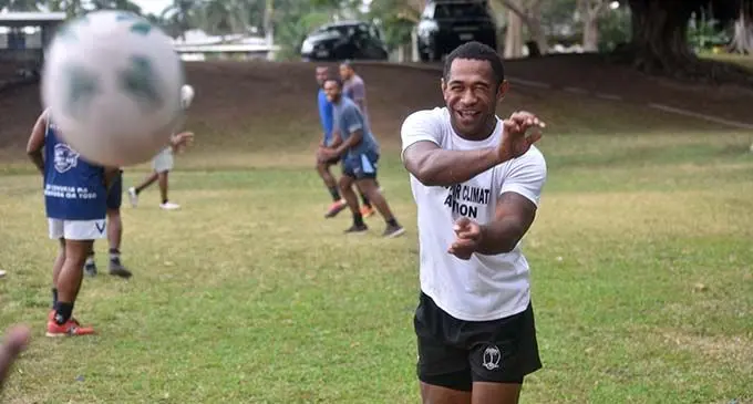 Vilikesa Driu trains at Prince Charles Park, Nadi, on August 31, 2020. Photo: Waisea Nasokia