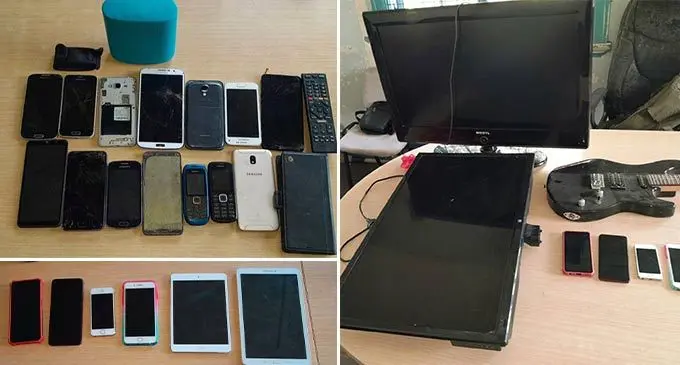 Stolen items.