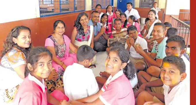 Teachers and students of Nadi Primary School celebrate Holi yesterday. Photo: NADI PRIMARY SCHOOL