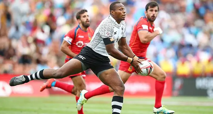 Fiji Airways Fijian 7s prop Paula Dranisinukula during the 2018/19 HSBC World Sevens Series. The Suva soldier took over as captain after Kalione Nasoko got injured during the Canada 7s in Vancouver. Dranisinukula will be one of our trumpcards at the Hong Kong 7s which is from April 5-7. Photo: Zimbio