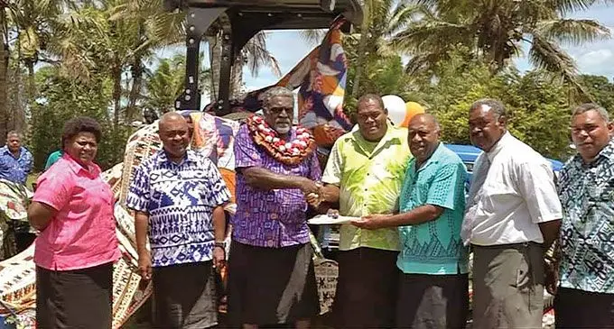 The Assistant Minister for Agriculture and Waterways, Tomasi Tunabuna handed over a tractor with a 3-disc plough valued at $47,100 to Koroisau Cooperative at Naboutini Village in Sabeto, Nadi.