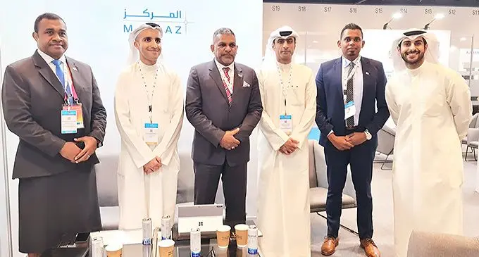 Fiji’s Ambassador to the United Arab Emirates (UAE) Naipote Katonitabua (left), Minister for Commerce, Trade, Tourism and Transport Faiyaz Koya (middle), and Investment Fiji acting chief executive officer Kamal Chetty (fourth from left), with key business representatives from the Markaz Group, Saudi Fund for Development, OYO Group and the Elite Agro LLC, in Dubai, United Arab Emirates (UAE). Photo: Ministry of Commerce, Trade, Tourism and Transport