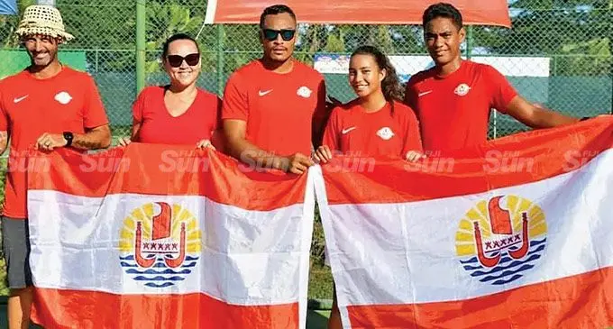 Members of the Tahiti team. Photo: Waisea Nasokia