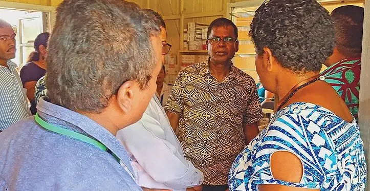 Deputy Prime Minister and Minister for Finance, Professor Biman Prasad, visited the Dreketi Health Centre yesterday to identify gaps in service delivery and the need to get the centre upgraded. Photo: Sampras Anand