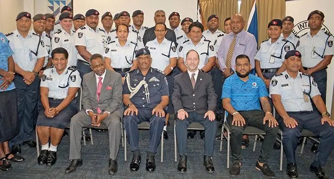 International rules and standards for Police Force two day workshop participnats in Suva on May 25, 2022. Photo: Ronald Kumar