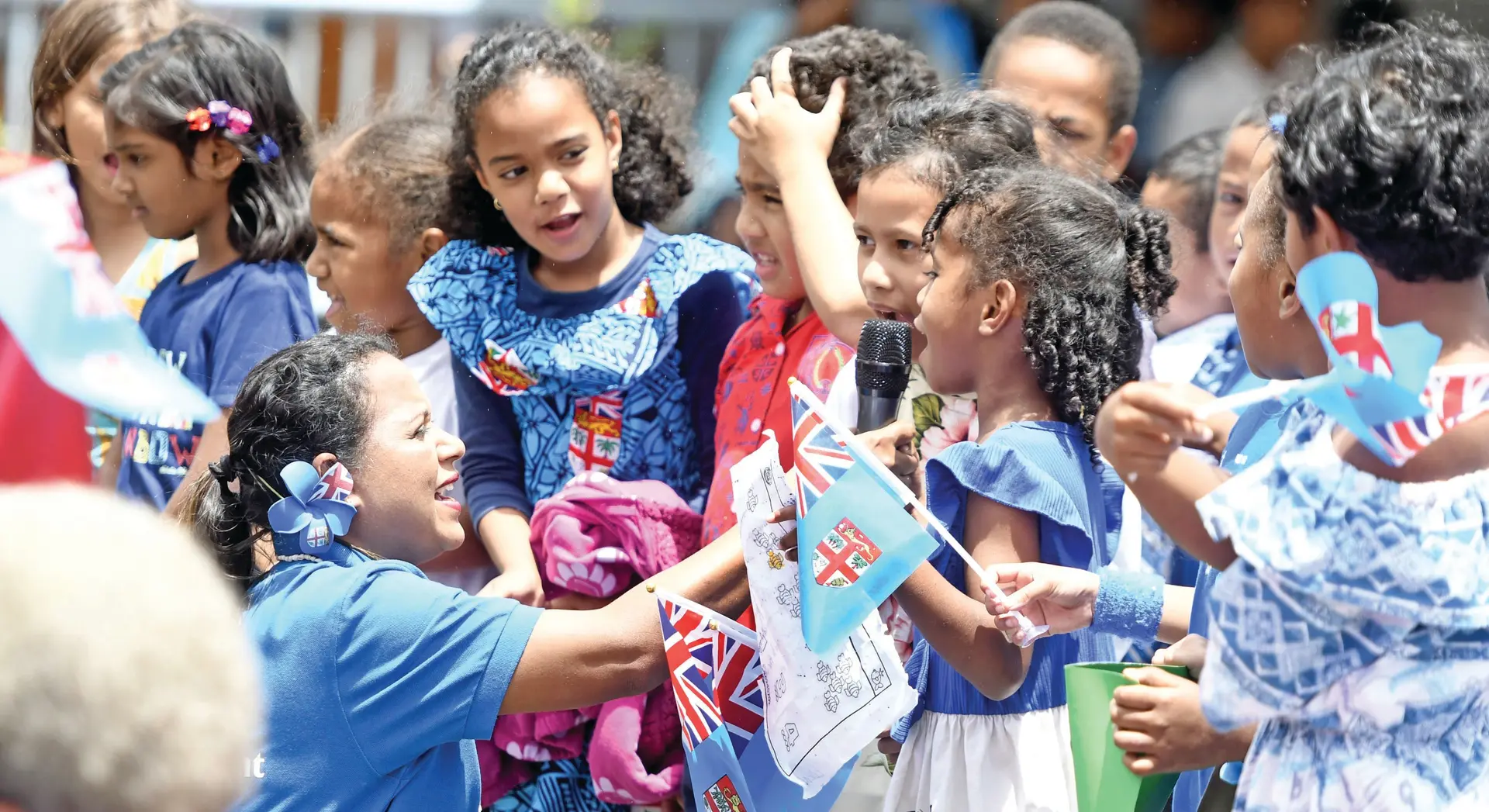 St Agnes Primary School students in Nabua during the Fiji Day celebration on October 9, 2025.