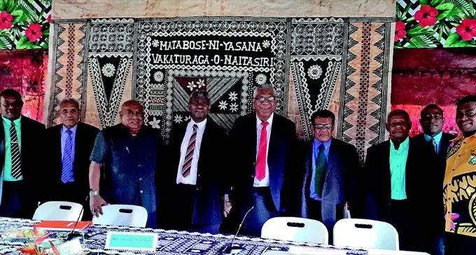 District representattives at the Naitasiri Provincial Council meeting at Lutu Village in Wainimala, Naitasiri on August 22, 2023. Photo: Wati Talebula-Nuku  