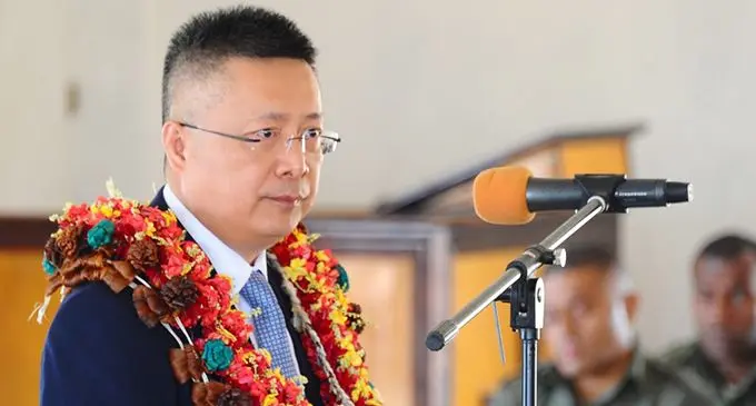 Ambassador of the People’s Republic of China to Fiji Qian Bo.