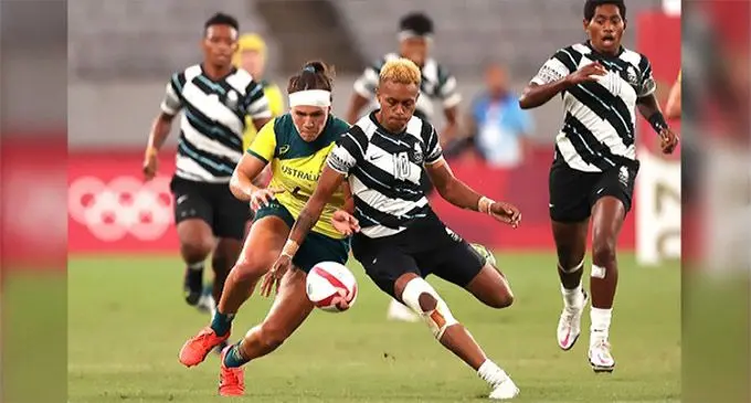 Aloesi Nakoci at the Tokyo Olympic Games. Photo: World Rugby
