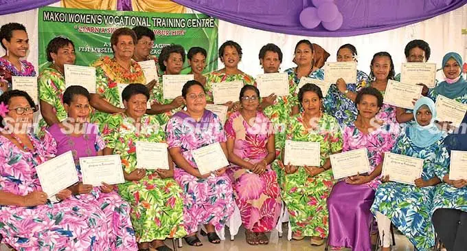 Makoi Women’s Vocational Training Centre graduates on March 9, 2022.   Photo: Ronald Kumar