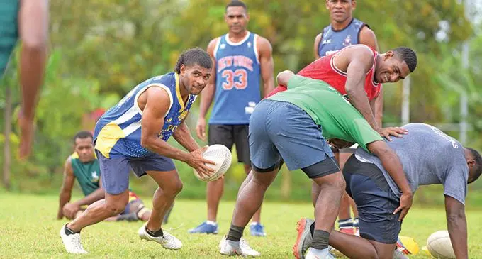 Scrum half Simione Kuruvoli training with his Tailevu team on September 9,2020. Photo: Ronald Kumar