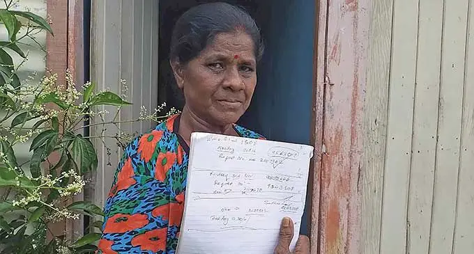 Sara Wati with her request lodged on January 16, 2024. Photo: Jone Salusalu
