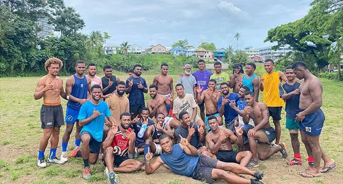 The Dominion Brothers team after their training session at the YMCA grounds on October 18, 2022. Photo: Dominion Brothers