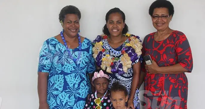 Back from left: Vika Wainibu (mother), Vasemaca Adiyalira, Vasemaca Nasilivata (aunty). Front from left: Unise Rokovunise and Mairini Rokovunise. Photo: Shreeya Verma