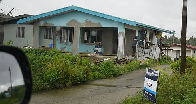 Several new housing projects underway at New Tacirua, Tamavua sub-division. Photo: Ronald Kumar.