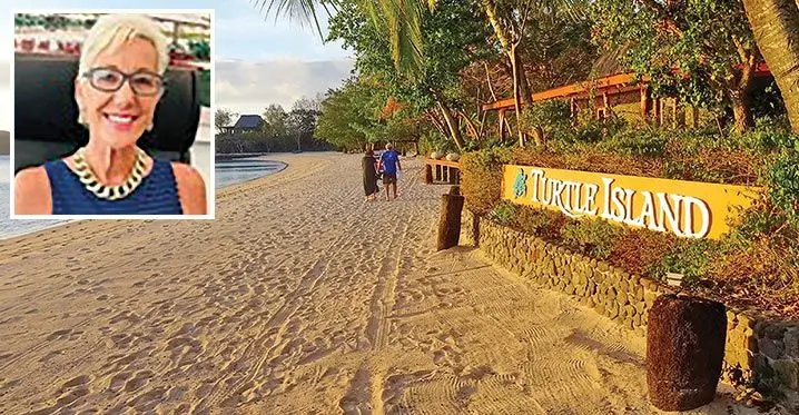 Turtle Island. Inset: General manager for Relcorp Ruth Kippax.
