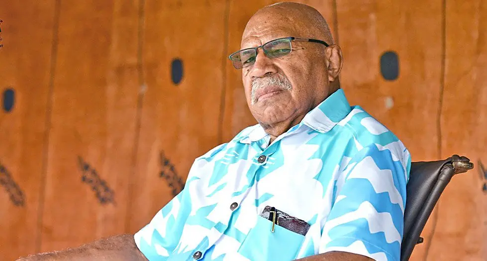 Prime Minister Sitiveni Rabuka during the 23rd Melanesian Spearhead Group(MSG) Leaders’ Summit at the Great Council of Chiefs Complex in Suva on 23, 2025. Photo: DEPTFOS News