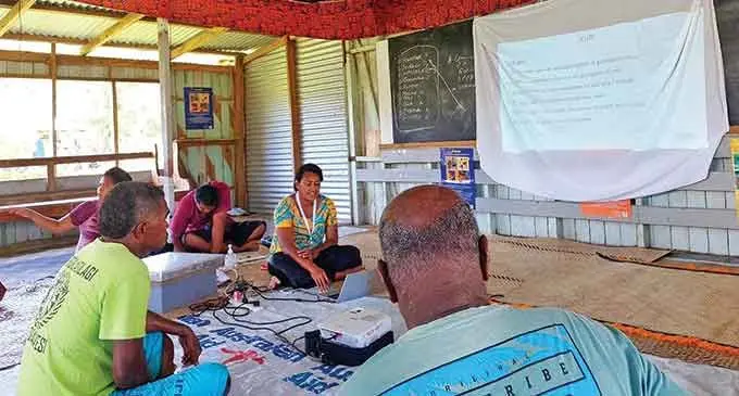 The Raviravi Village water committee members during their water safety management plan training in Raviravi, Macuata on July 27, 2022.  Photo: Ministry of Health and Medical Services