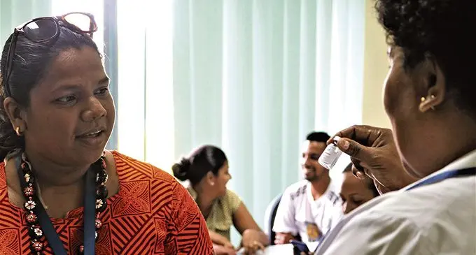 Head of Fiji’s COVID-19 Vaccine Taskforce Dr Rachel Devi.  Photo: DEPTFO News