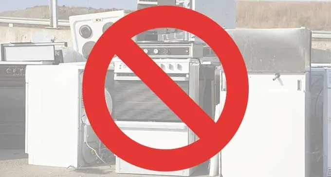 Some unused kitchen appliances. Source: https://www.retirepc.com/blog/how-to-recycle-kitchen-appliances/